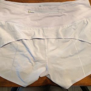 4 inch high rise pastel blue speed up shorts size 10 gently used